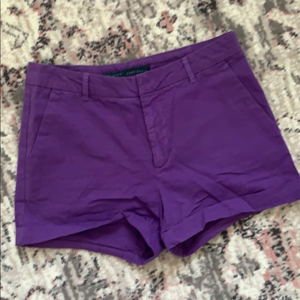 5/$25 Zara purple shorts ☀️🌸